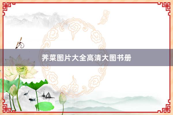 荠菜图片大全高清大图书册